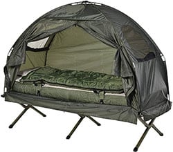 Outsunny Compact Portable Popup Tent Cot